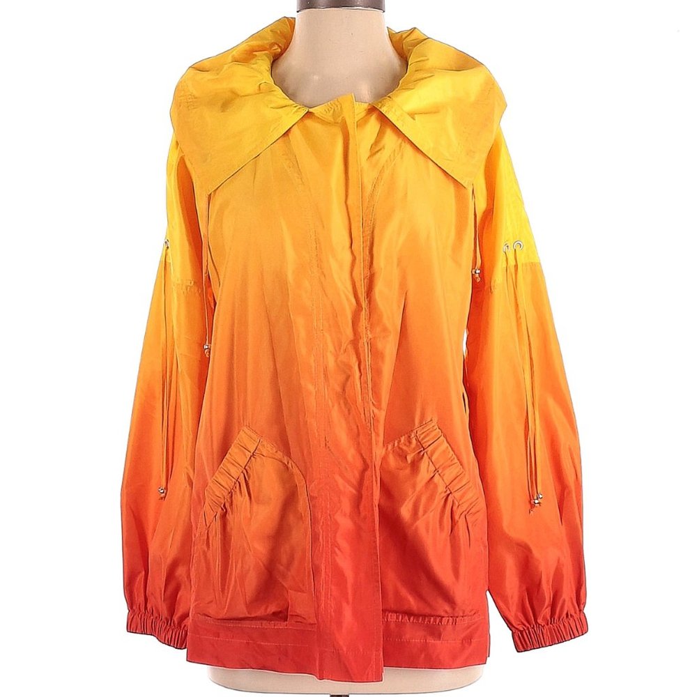 24.) Soca by St. John Ombre Rainbow Windbreaker Jacket- Size Medium